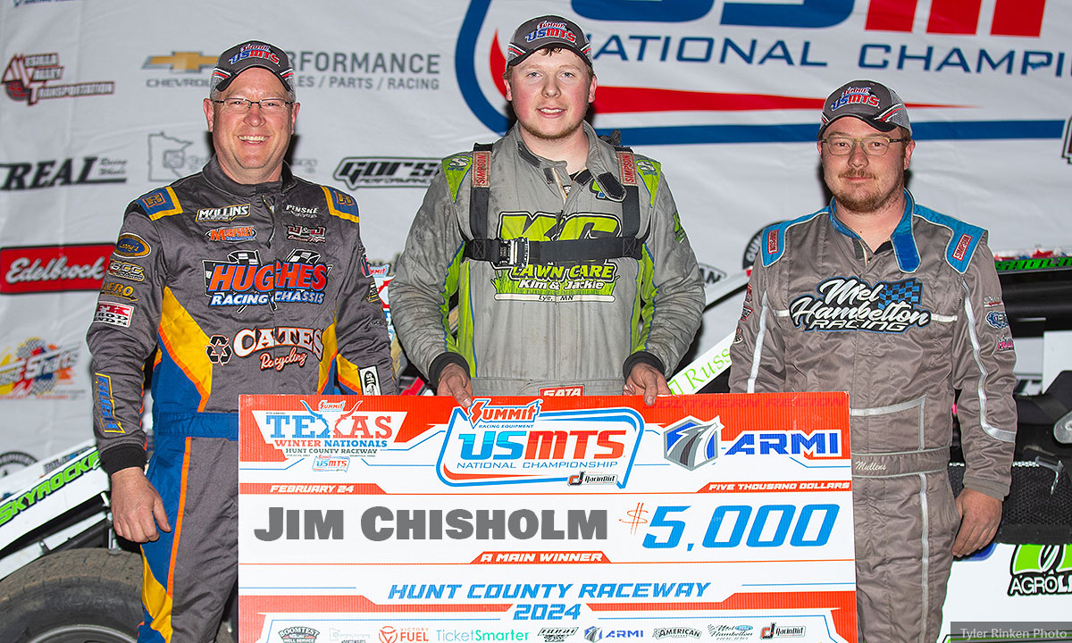 Jim Chisholm won the USMTS Modified main event.